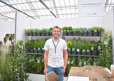 Edwin Schuddebeurs of W. Schuddebeurs, a conifers and hedera nursery.